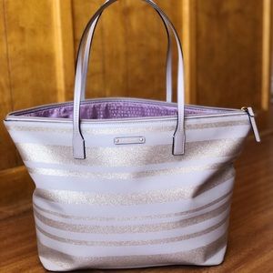 Kate spade glitter stripped purse